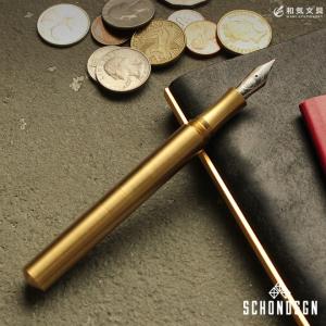 万年筆 真鍮 ショーン・デザイン ポケットシックス ブラス Pocket Six Brass / 誕生日 プレゼント ギフト 記念 送別 祝い 退職 父の日 母の日｜bunguya