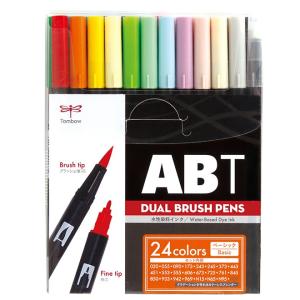 トンボ鉛筆 水性マーカーABT12色パステル AB-T12CPA : コジマYahoo!店
