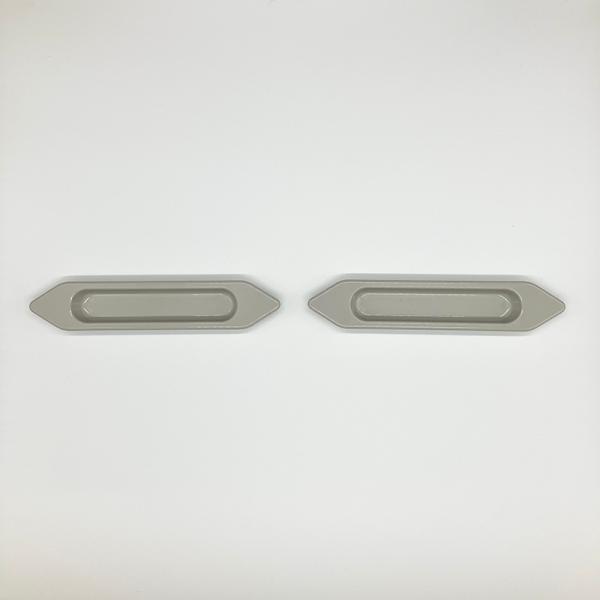 文化シヤッター製エスプリ用ワイド手掛け ABS 樹脂製（ミストシルバー）【ネコポス可】