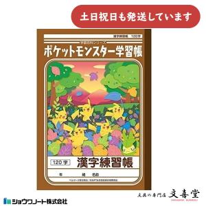 ショウワ ポケットモンスター学習帳 漢字練習帳 120字文房具 文具 ステーショナリー ノート 学童文具 小学校 塾 家庭学習の商品画像