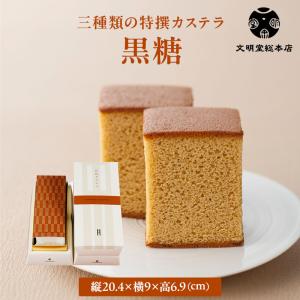 文明堂総本店 公式 特撰カステラ文明堂2号（1号×2本）木箱入り お歳暮