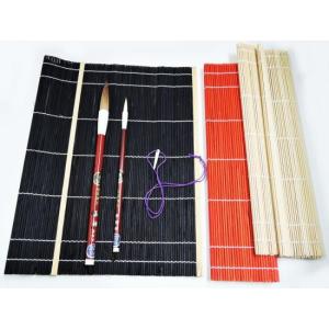 書道 筆巻き 筆巻き 小 尺 巾30×長さ30cm 黒・赤・白（6本まで可）