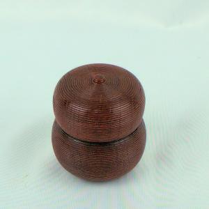 茶道具　大棗四季七宝蒔絵溜塗 茶道具 棗 「四季七宝 大棗」蒔絵師 一瓢斉作 裏千家15世家元鵬雲斎