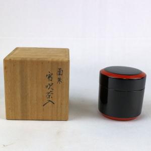 【茶器/茶道具　なつめ】平棗　鱗鶴　新井司峰作　250909⑥ 茶器/茶道具 なつめ】平棗 鱗鶴 新井司峰作 250909⑥ 2025年最新】棗