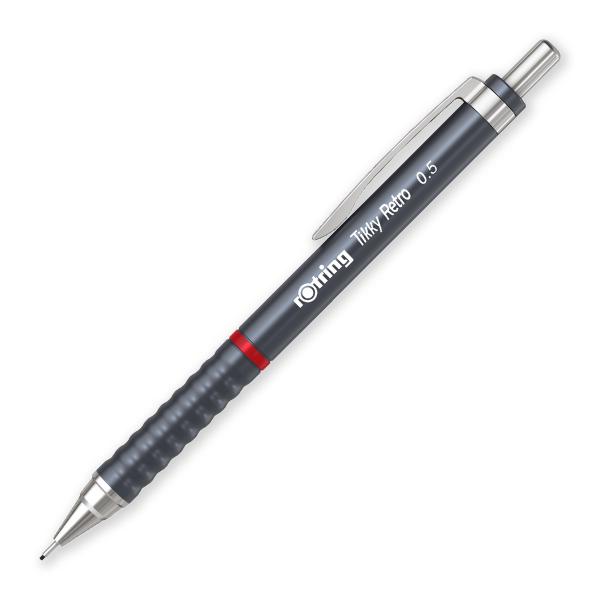 ロットリング　2202567　ティッキーレトロ　メカニカルペンシ・求@0.5mm　グレー