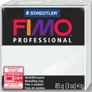 ステッドラー　8004-0　CLAY FIMO　オーブンクレイ　フィモ　プロフェッショナル　＜ホワイト＞｜bunsute