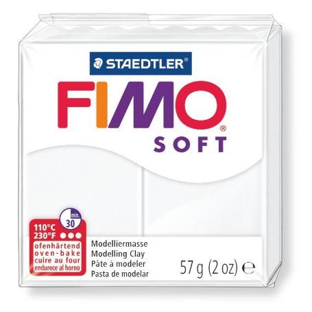ステッドラー　8020-0　CLAY FIMO　オーブンクレイ　フィモ　ソフト　＜ホワイト＞