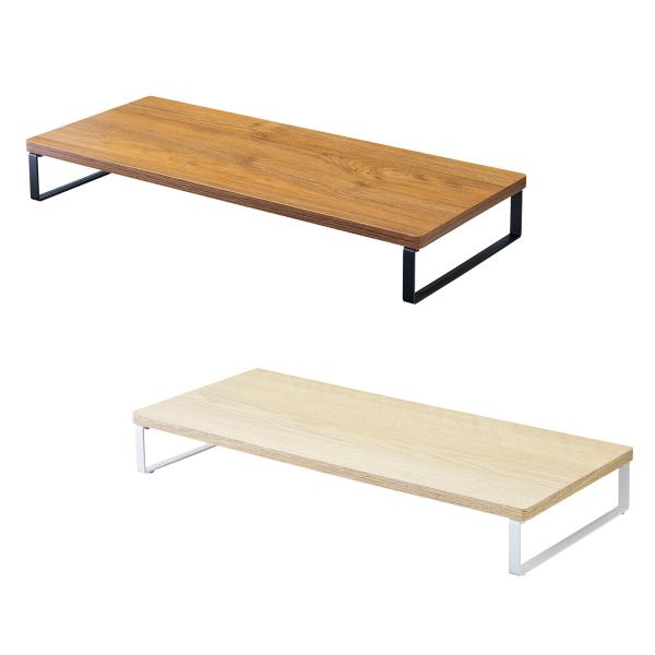 LIHITLAB.　A-8001　机上台　幅590mm　ロータイプ　MDF　スタンダード