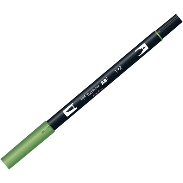 トンボ鉛筆　AB-T192　水性マーカー　ＡＢ−Ｔ＜Asparagus(アスパラガス)＞　デュアルブ...