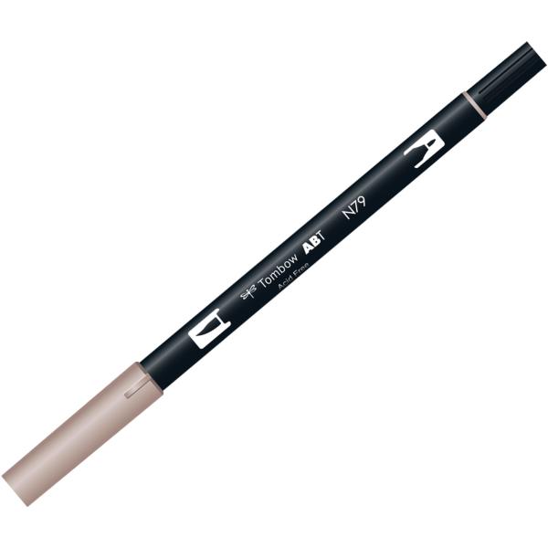 トンボ鉛筆　AB-TN79　水性マーカー　ＡＢ−Ｔ＜Warm Gray 2(ウォームグレイ2)＞　デ...