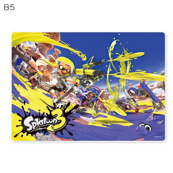三菱鉛筆　DUS200STS3　スプラトゥーンS3＜Splatoon3＞　下敷き　B5　限定
