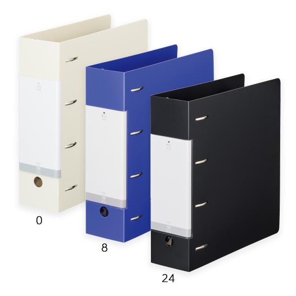 LIHITLAB.　G1290　D型リングファイル　REQUESTシリーズ　A4　S型　4穴