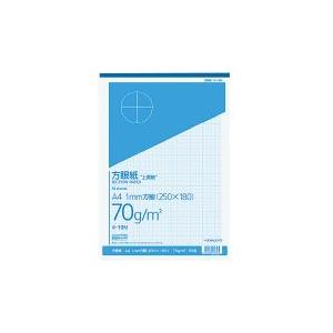 KOKUYO（コクヨ） ホ-19N 上質方眼紙 A4 1mm目 ブルー刷り 50枚とじ