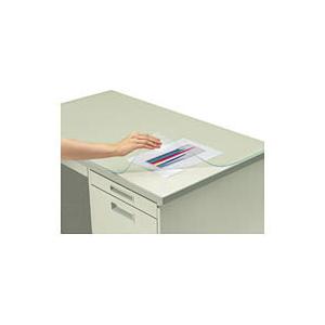 コクヨ　マ-317　デスクマット軟質(塩ビ製)　透明グリーン　下敷きなし　902×622