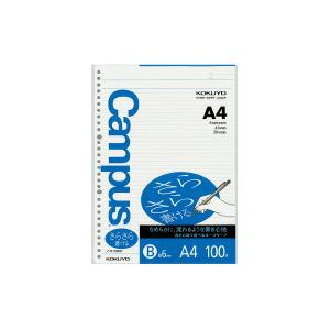 F.29　100本 KOKUYO（コクヨ） ノ-807B キャンパスルーズリーフ(さらさら書ける)B罫