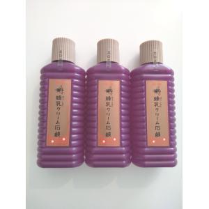 蜂乳 クリーム石鹸 (大) 200cc × 3本 : にっぽん津々浦々 - 通販