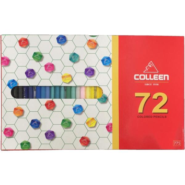 コーリン色鉛筆　72色カラー鉛筆　No.775-72　六角　紙箱入り　色鉛筆　メール便不可