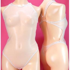シースルーTバック競泳水着の詳細画像1