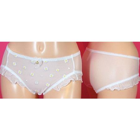 【Sexy】デイジーシースルーショーツ