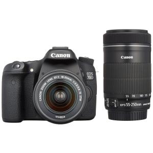 Canon デジタル一眼レフカメラ EOS 70D ダブルズームキット EF-S18-55 IS S...