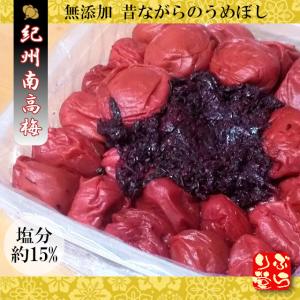 梅干し無添加 昔ながらの梅干し10kg 樽入り 和歌山県産 紀州南高梅