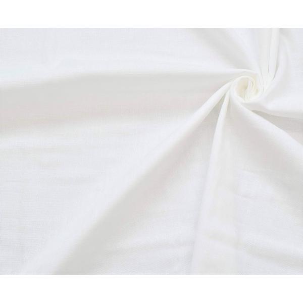 ガーゼ 生地 Wガーゼ やわらか コットン生地 110cm X 100cm オフホワイト ハンドメイ...
