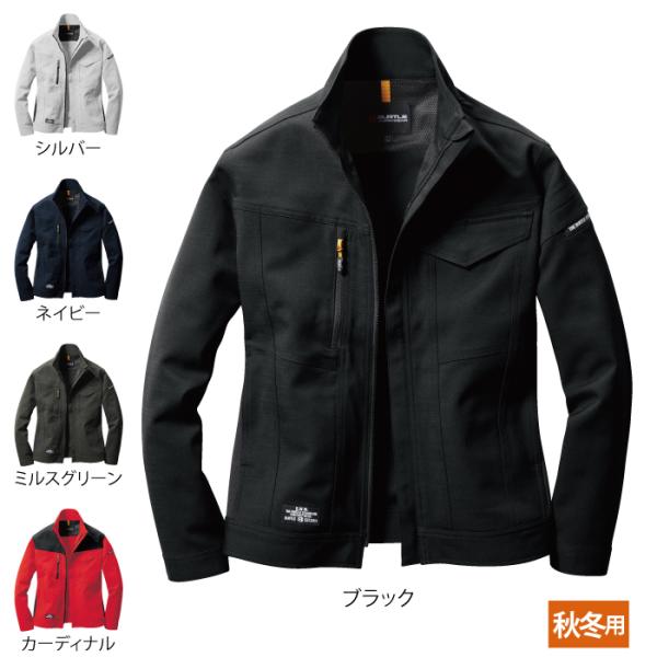 バートル BURTLE 作業着 7301 ジャケット 4L 作業服 秋冬用 ストレッチ 吸水防汚 爆...