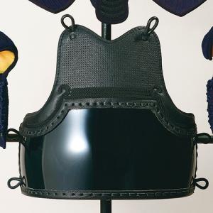 剣道 防具 胴 松勘工業 活人 総人工紺革6mm十字刺 50本型強化樹脂胴