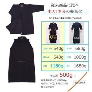 ミツボシ VIXIA(ビクシア)ジャージ剣道着...の詳細画像3