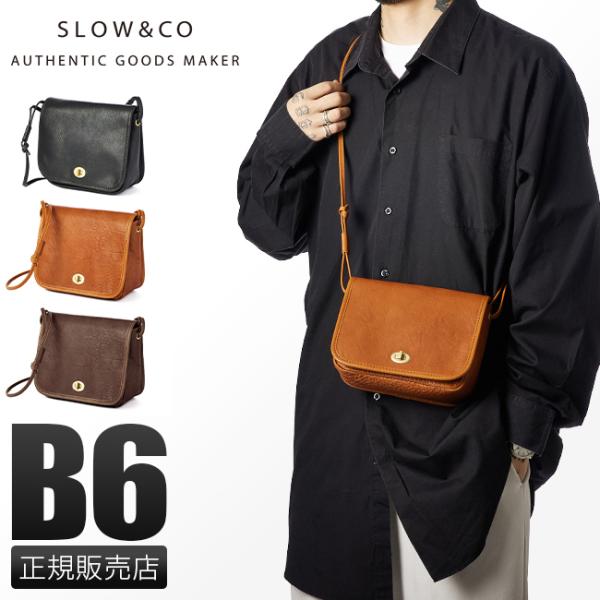 SLOW スロウ バッグ ショルダーバッグ メンズ レディース ブランド ミニ コンパクト レザー ...