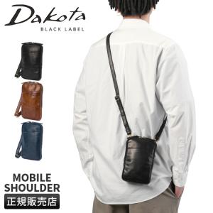 ダコタ ブラックレーベル ショルダーポーチ スマホショルダー メンズ ブランド レザー 本革 軽量 日本製 小さめ Dakota BLACK LABEL ホースト3 1623800｜business-bugs