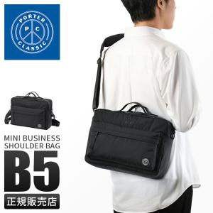 ポータークラシック ミニビジネスショルダーバッグ メンズ ブランド 軽量 撥水 日本製 通勤 斜めがけ 小さめ B5 ニュートン Porter Classic PC-050-2803