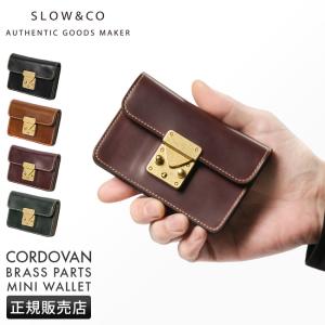 スロウ コードバン ミニウォレット コードバン 本革 馬革 日本製 SLOW SO878P｜business-bugs