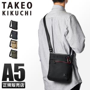 タケオキクチ バッグ ショルダーバッグ メンズ 斜めがけ 軽量 縦型 薄型 スリム ミニ 小さめ スプリット TAKEO KIKUCHI 743113