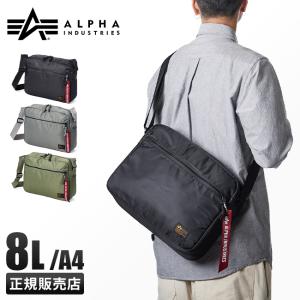 アルファインダストリーズ MA-1タイプ ショルダーバッグ 軽量 ナイロン A4用紙 メンズ ALPHA INDUSTRIES TZ1088-66013 在庫限り｜ビジネスバグズ