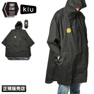 KiU レインポンチョ レインコート カッパ メンズ レディースおしゃれ 雨具 防水 アンバイ UNBY ugs-wp001