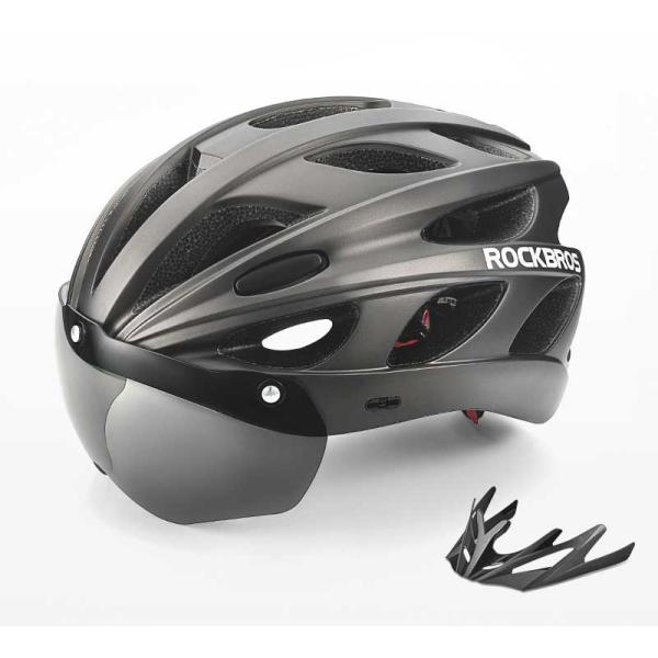 [ROCKBORS] 自転車ヘルメット　サイクルヘルメット　サイクルウエア　軽量　通気　即乾、発汗 ...