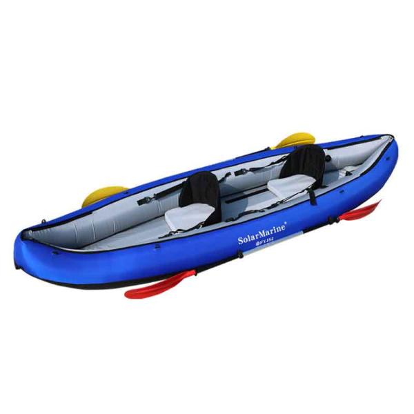 [Solar Marine] アウトドア用ボート エアーポンプ付き 空気入れボート PVC素材 ゴム...