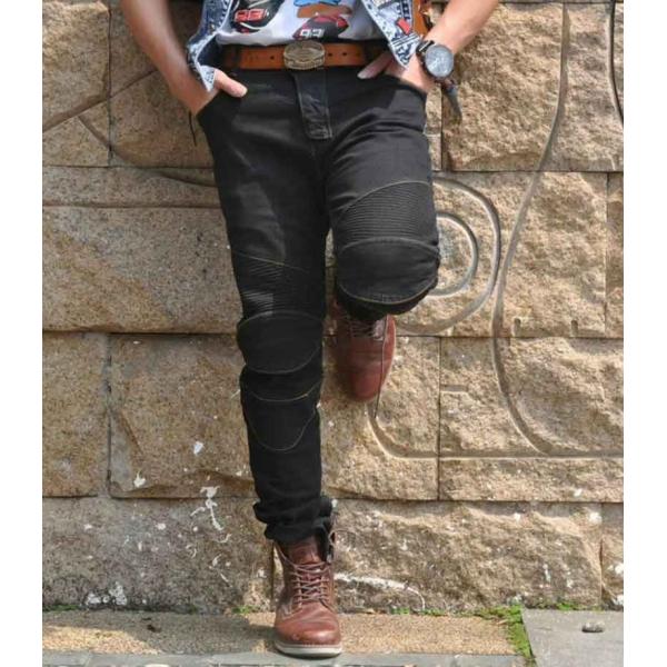 [VOLERO]　バイクウエア　デニム　オリジナルバイクパンツ　ズボン　防水強化  夏用通気　伸縮性...