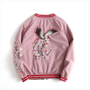 [ヨコスカ]　男女兼用　鳳凰刺繍マーク スカジャン