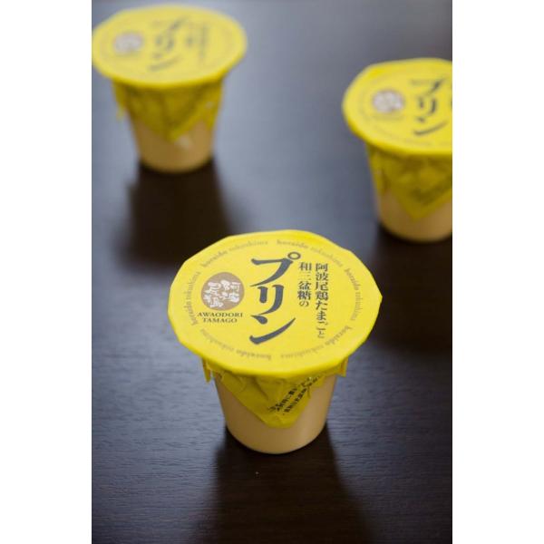 プリン　阿波尾鶏たまごと和三盆糖のプリン　山田宝来堂