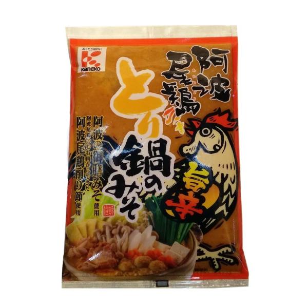 鍋スープ　阿波尾鶏　とり鍋のみそ　旨辛タイプ　かねこみそ　