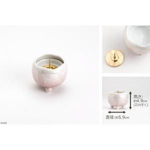 仏具 セット ほのか 九谷銀彩 ピンク 中サイ...の詳細画像5