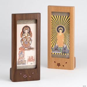 床掛軸 六字名号(南無阿弥陀仏) 中村草遊 高級桐箱入 尺五立 本