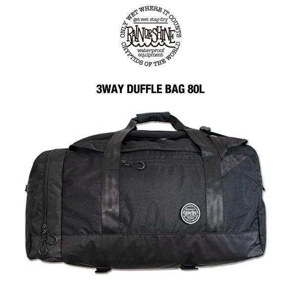 RAIN OR SHINE 3WAY DUFFLE BAG 80L /  レインオアシャイン 3ウェ...