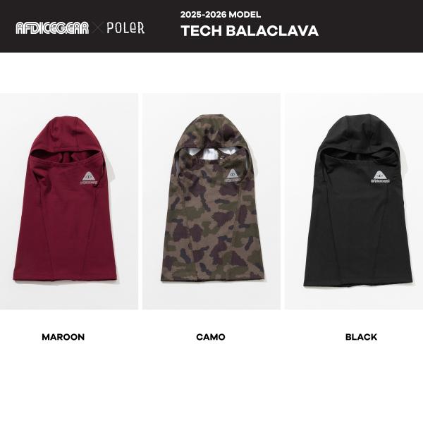 2025-2026 AFDICEGEAR x POLeR TECH BALACLAVA　エーエフディ...