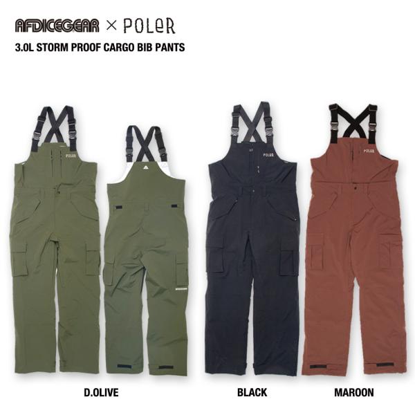 AFDICEGEAR × POLeR 3.0L STORM PROOF CARGO BIB PANT...
