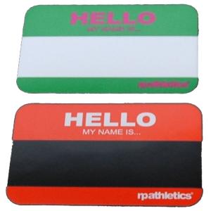 NPA HELLOロゴ ステッカー(NP ATHLETICSエヌピー)　