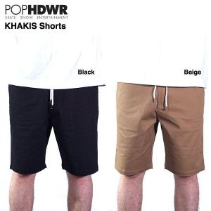 POP HDWR POP Khakis Shorts /ポップヘッドウエア コットンショーツ｜bussel