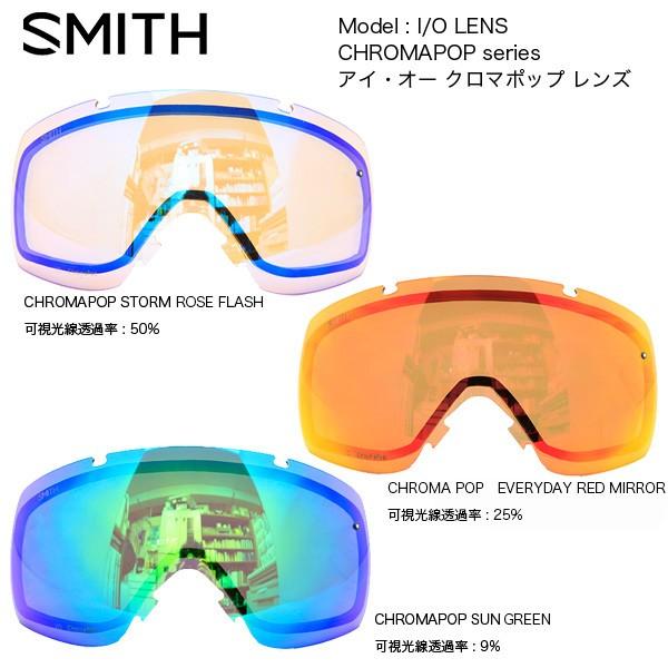 SMITH GOGGLE LENS I/O CHROMAPOP LENS / アイ・オー専用クロマポ...